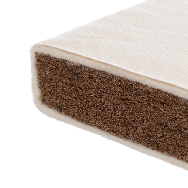 Obaby Natural Coir Wool Cot Bed Mattress (140 cm x 70 cm)