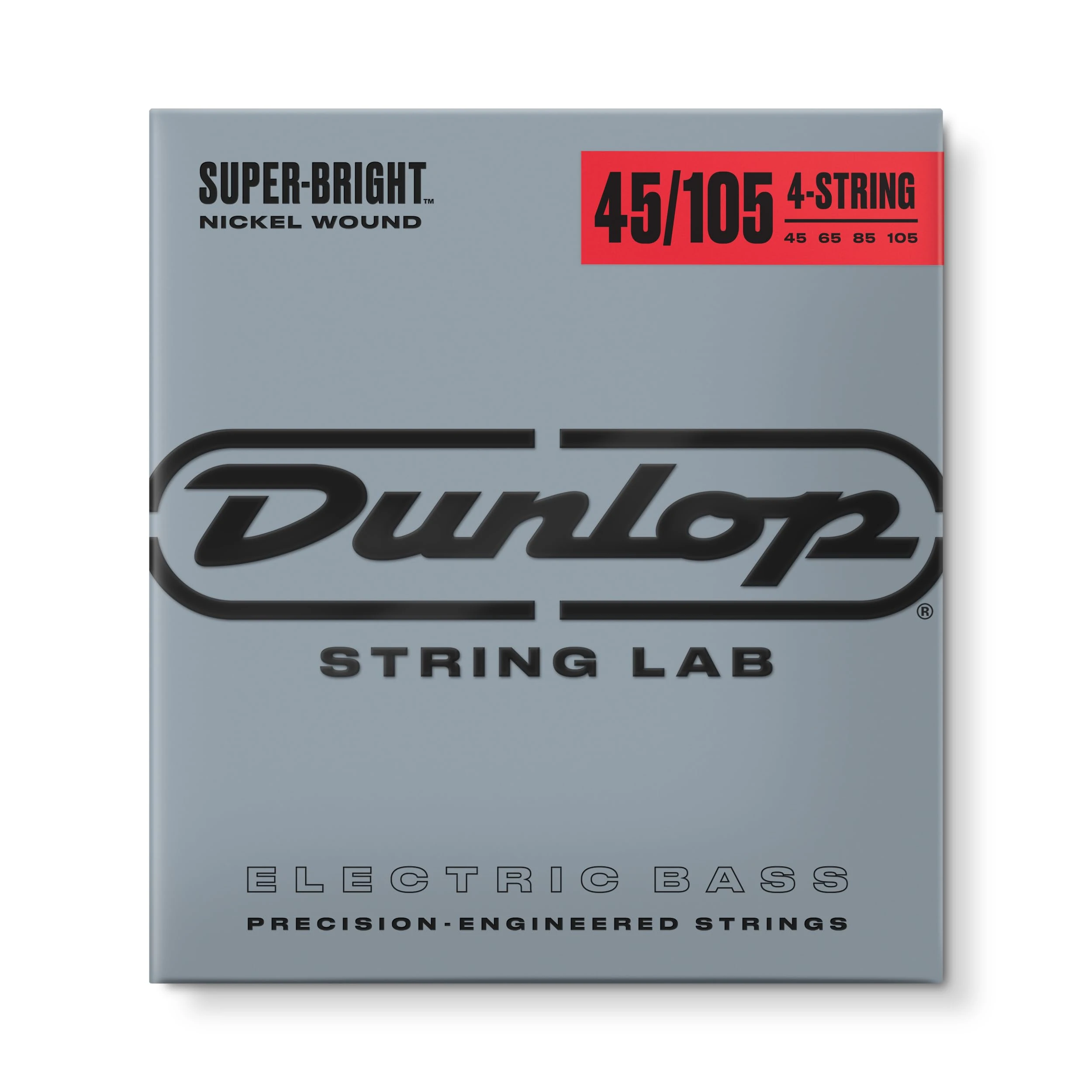 Jim Dunlop DBSBN45105 Md-4/St Bass Super Bright Nickel Bass String