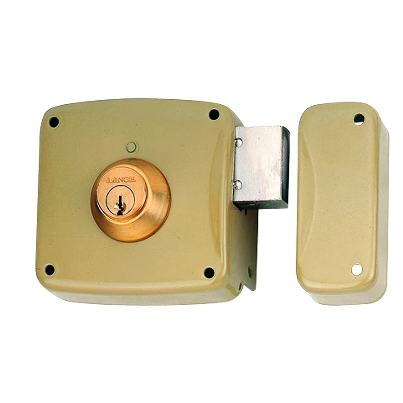 Lynx 5124-BP/80 Door Lock Set, Opens to The Left.
