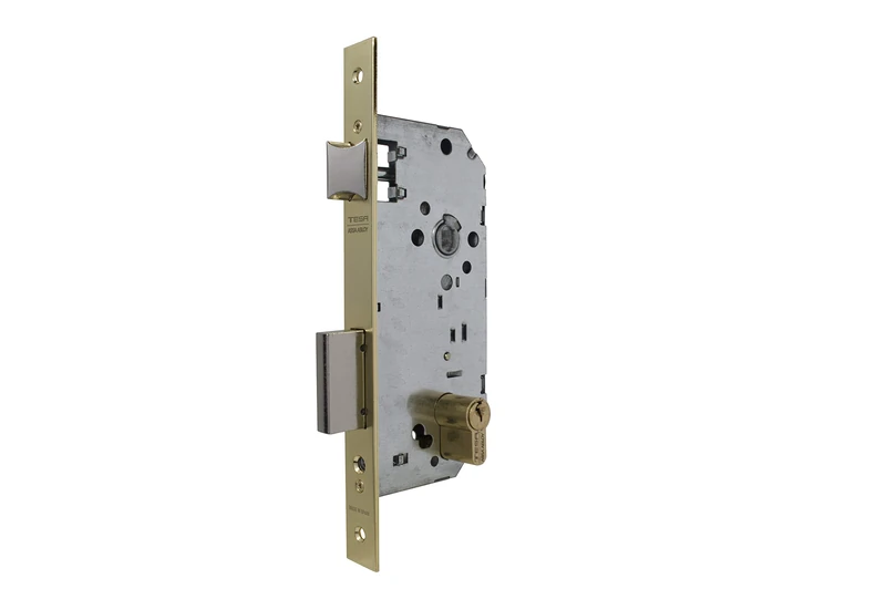 tesa 3012335 Lock 2030-hl/50, Brass