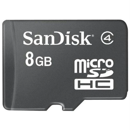 SanDisk MicroSD 8 GB Memory Card - Black