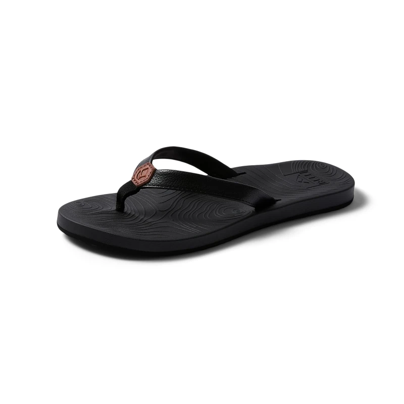Reef WOMENS SANDALS, ZEN LOVE, BLACK/BLACK, 6 UK