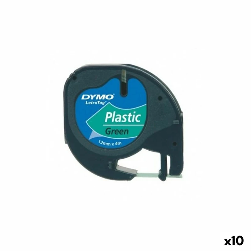 Dymo Tape Polypropylene, Green, 250 x 20 cm