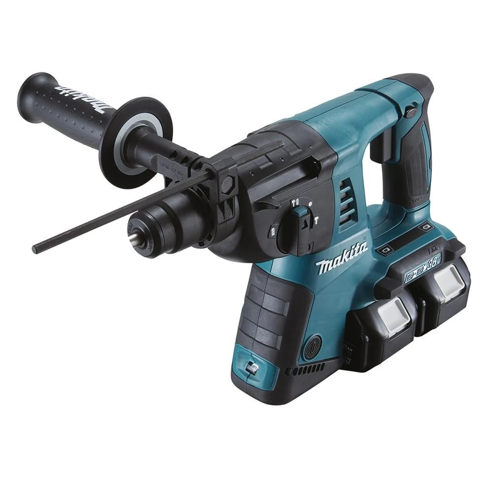 Makita Battery Rotary Hammer for SDS-Plus 2 x 18V Without Battery and Charger DHR263Z