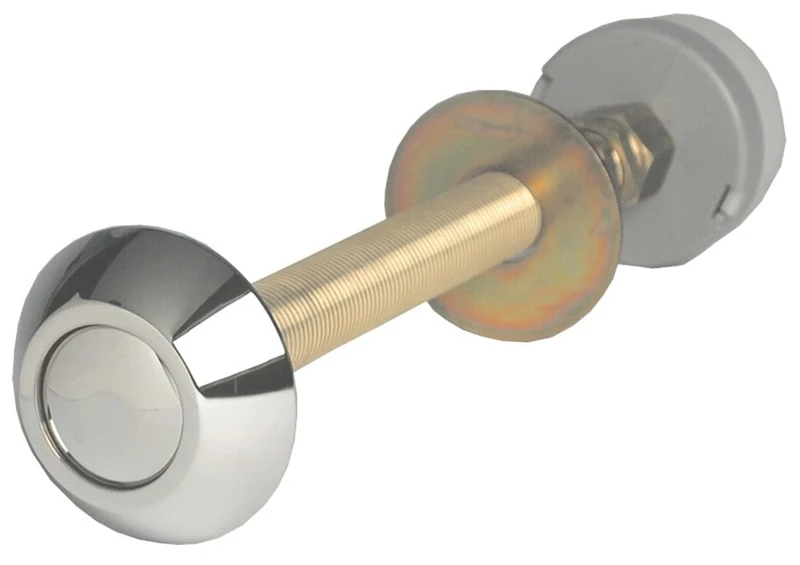 Regiplast 171I Pneumatic Flush Single Flow Tamper-Proof Metal Chrome - Image 1