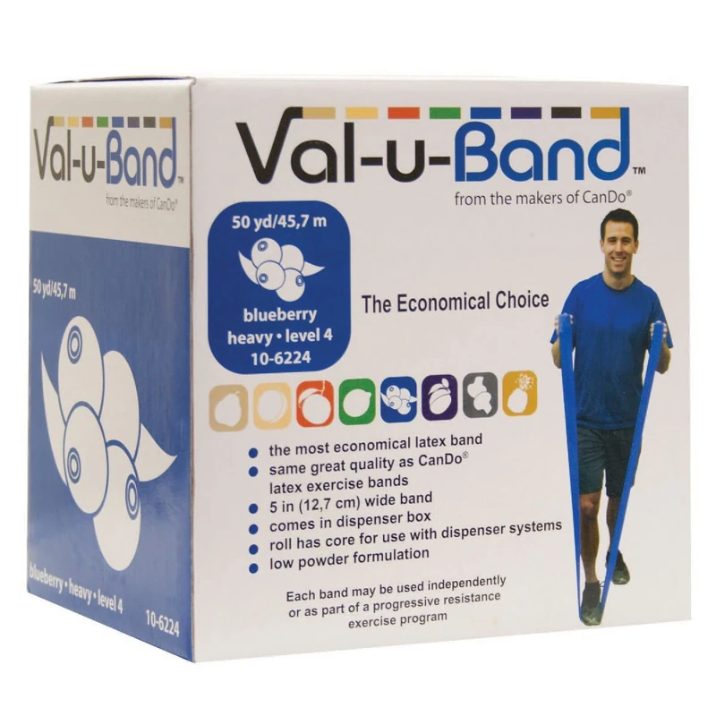 Resistance band / training band / gymnastics band - 45 m - blueberry (medium)