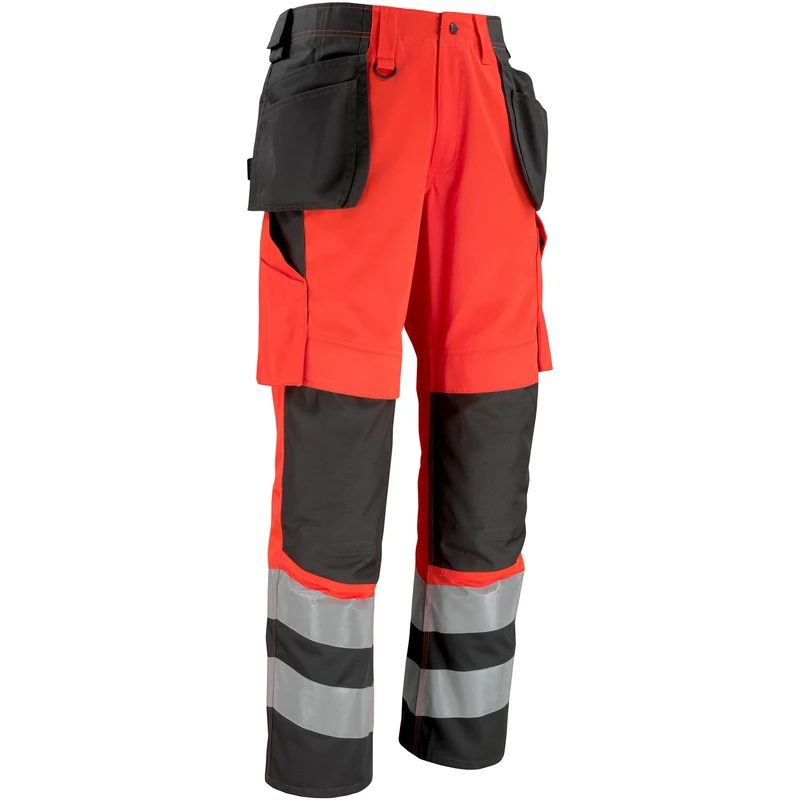 Mascot 14931-860-A49-82C68 Size L82cm/C68 Craftsmen's "Lixa" Trousers - Red/Dark Anthracite
