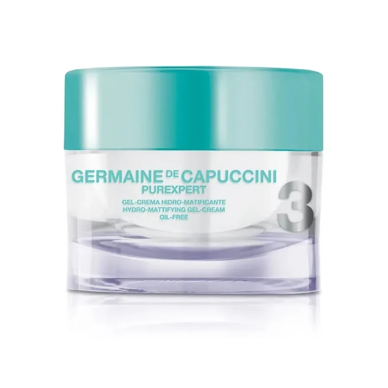 Germaine de Capuccini - Purexpert I Hydro-Mattifying Gel-Cream - Oily Skin - Smooths pores - Natural protection and regulates sebum - Ideal for young people - Oil-free mattifying - 50 ml