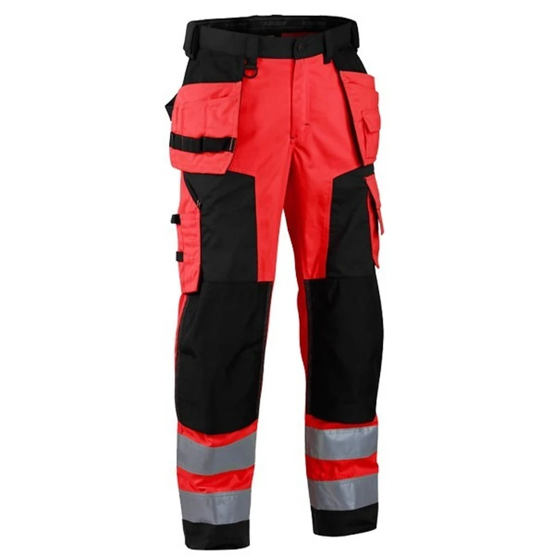Blakläder 156725175599D100 Size D100 Cl.2 "Winter" Softshell Trousers - Red/Black
