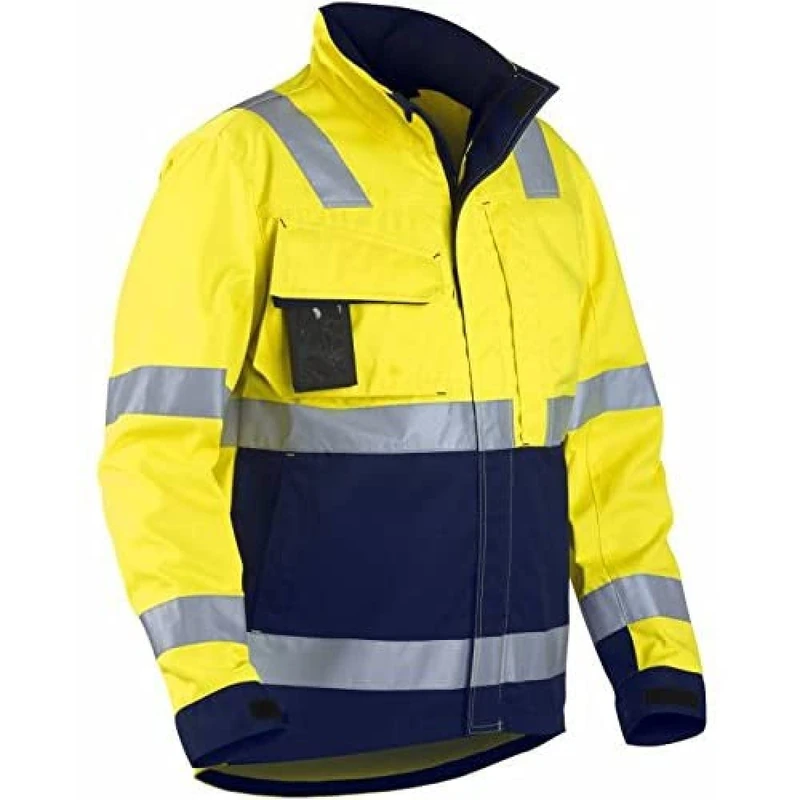 Blakläder 406418113389XL Size X-Large Cl.3 "High Vis" Jacket - Yellow/Navy Blue