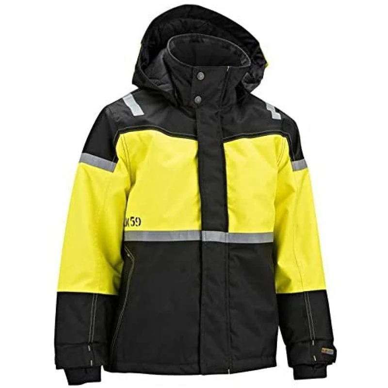 Blakläder 485819779933C104 Size C104 Children Winter Jacket - Black/Yellow