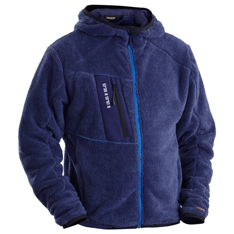 Blåkläder Workwear 4863 67-48632502-8985-M Fibre Fleece Jacket Medium Navy/Grain