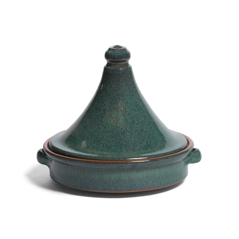 Amazing Cookware Terracotta Tagine 28cm Peacock Green