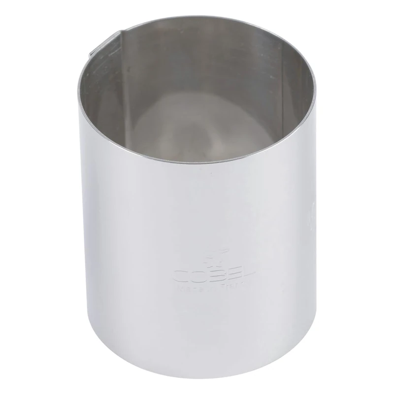 Gobel - Stainless steel pastry ring Ø 10 cm - Stainless steel Vacherin ring - Height 6 cm - Quick and perfect release Made in France