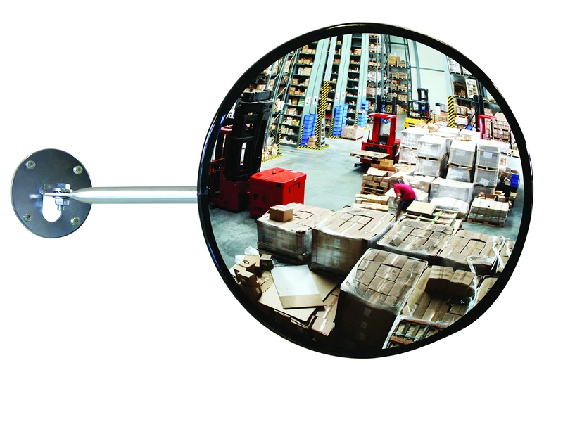Dancop EC-RS 50 Acrylic Round Mirror with Telescope Fixing for Indoor Use, 500mm Diameter