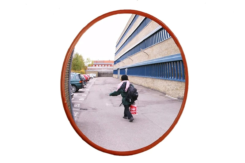 Dancop TM-I AC 50 Acrylic Industrial Mirror, Round, 50cm Mirror Plate, 505mm Diameter