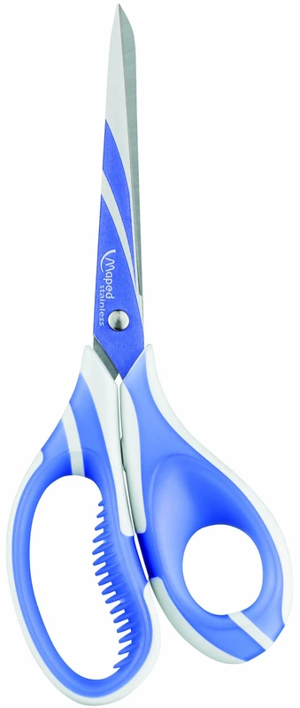 Maped 21cm/8 inch Asymmetrical Zenoa Fit Scissors - Assorted Colours (Pack of 12) 599110