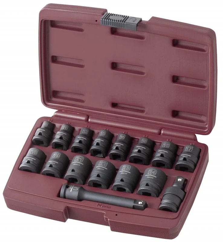 Kraftwerk 380005 16-Piece Impact Socket Set 1/2 Inch