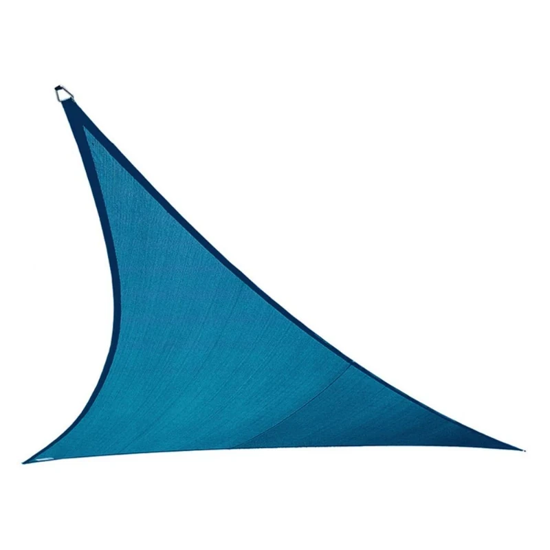 Coolaroo 473921 Coolhaven Shade Sail with Hardware Kit, 12' Triangle, Sapphire