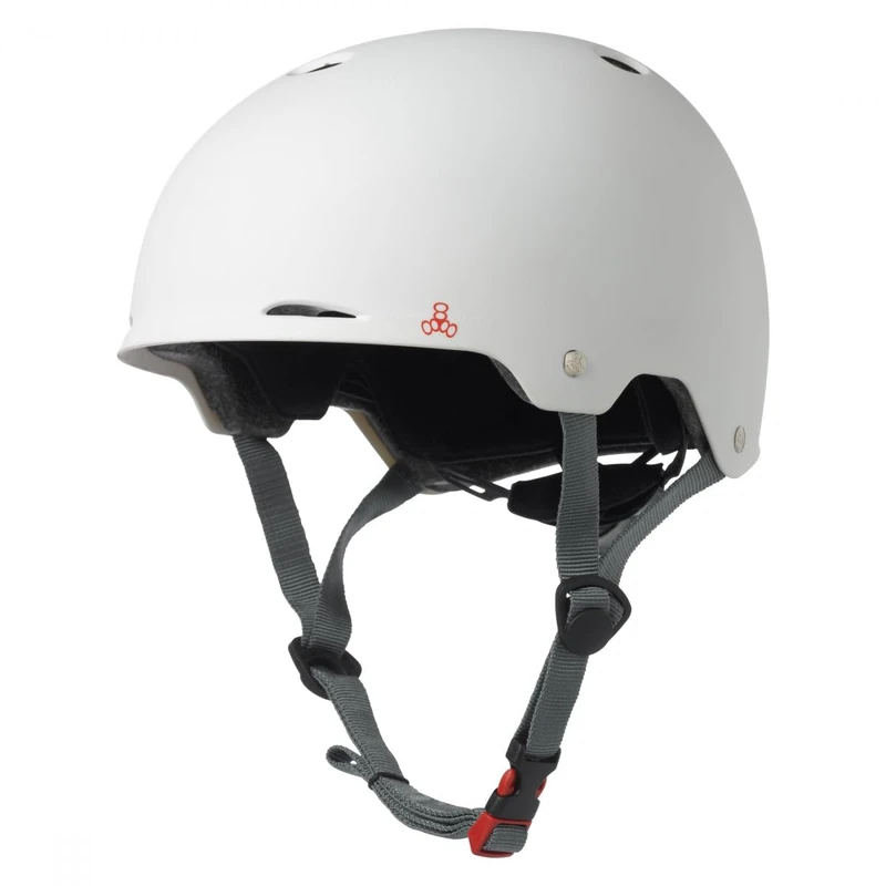 Triple Eight Gotham Dual Certified Skateboard and Bike Helmet with EPS liner (White Matte, X-Small/Small)