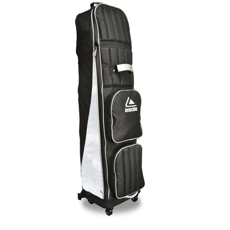 Longridge 4 Wheel Golf Travel Cover - Black/Silver