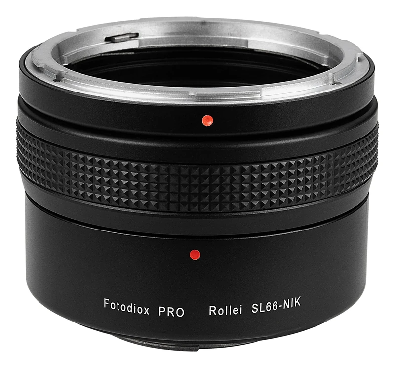 Fotodiox Pro Lens Mount Adapter Compatible Rolleiflex SL66 Lenses on Nikon F-Mount Cameras