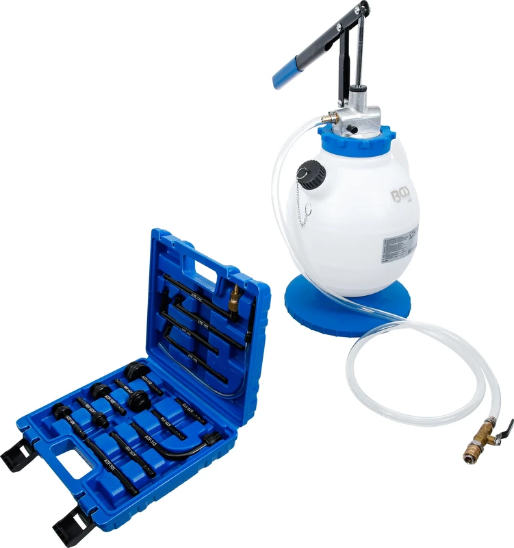 BGS 9992 | Transmission Oil Filling Tool with Hand Pump | with 8 Adaptors | 7 l