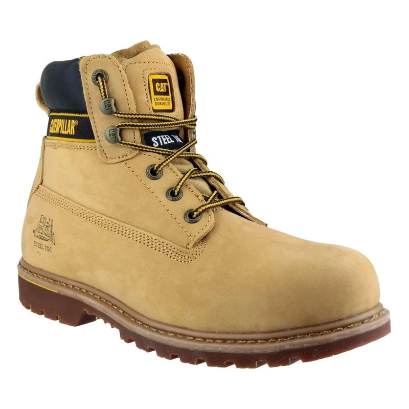 Caterpillar Men's Holton Sb E Fo Hro Src Ankle Boots, Honey Reset, 7 UK