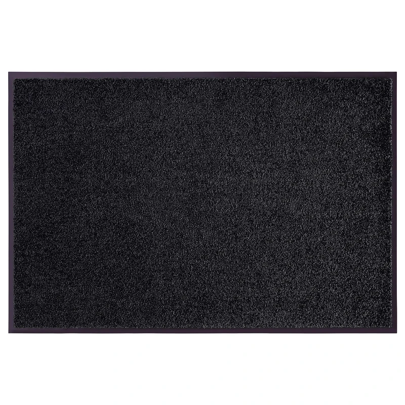 Hanse Home Doormat (S-XXL) 40 x 60 cm - 12 Colours - Outdoor Dirt Trapper Mat Door Mat Washable & Weatherproof Non-Slip for Entrance Area & Outdoor Use - Black