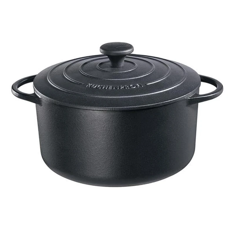 Küchenprofi Provence 401001026 Round Casserole Dish 26 cm Black