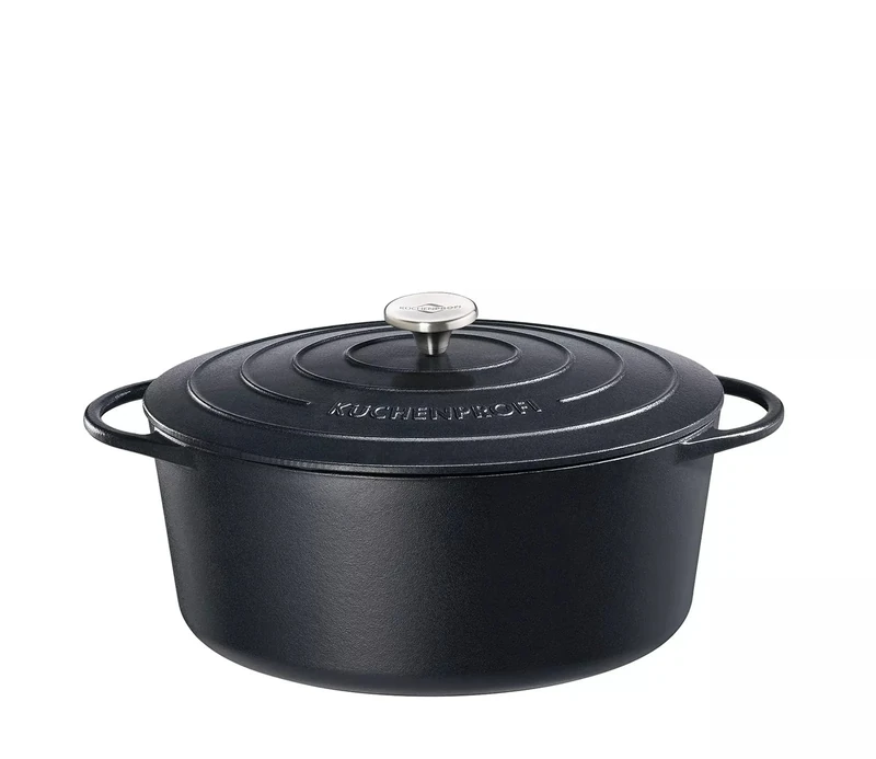 Küchenprofi Roasting Pan, Black, 35 x 35 x 10 cm