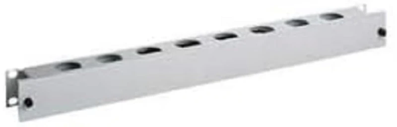 Schneider pda - mvd 10 80 19 inch Front Plate 2HE with Steel Cable Duct in RAL7035, Leopard, L - Image 1