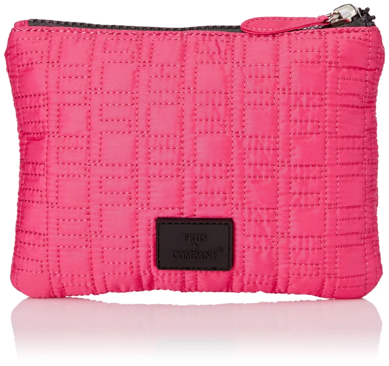 Friis & Company Women's Taluna Small Clutch Top-Handle Bag Pink Rose (Pink) - Image 1