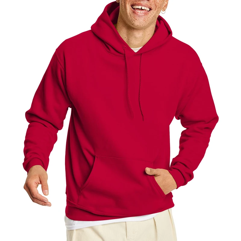 Hanes Men of170ultimate athletic hoodies, Deep Red, S UK