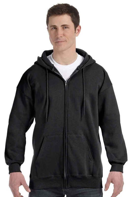 Hanes Mens F280 Jacket, Black, L UK