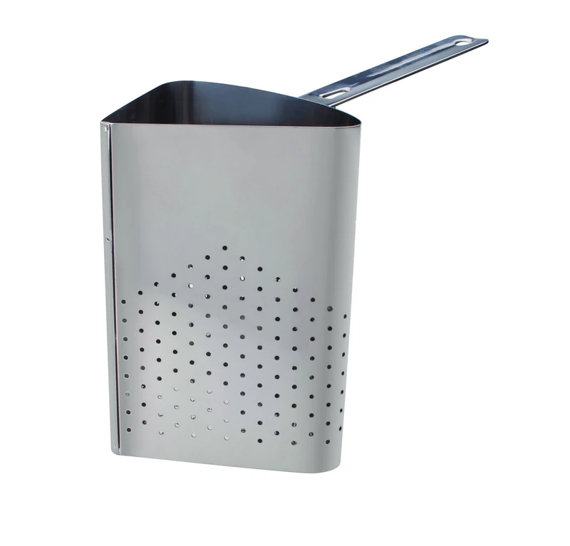 Pentole Agnelli Spherical Colander Clove With 1 Handles Inbox 18/10, Diameter 36 Cm.