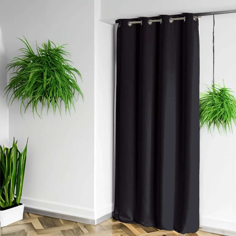 Homemaison 100% Blackout B1 Fire Retardant-Black