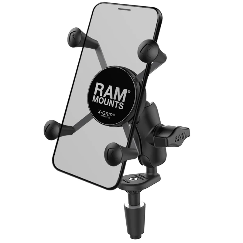RAM Mounts UNPKD RAM STEM Mount Short Arm & RAM X-Grip, RAM-B-176-A-UN7U (Arm & RAM X-Grip)