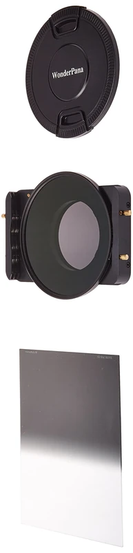 WonderPana 66 FreeArc Essentials ND 0.9HE Kit - Rotating 145mm Filter System Holder, Lens Cap, Fotodiox Pro 6.6"x8.5" 0.9 (3-stop) Hard Edge Grad ND and 145mm ND16 (4-Stop) Filters for Sigma 14mm f/2.8 EX HSM RF Aspherical Ultra Wide Angle Lens (Full Frame 35mm)