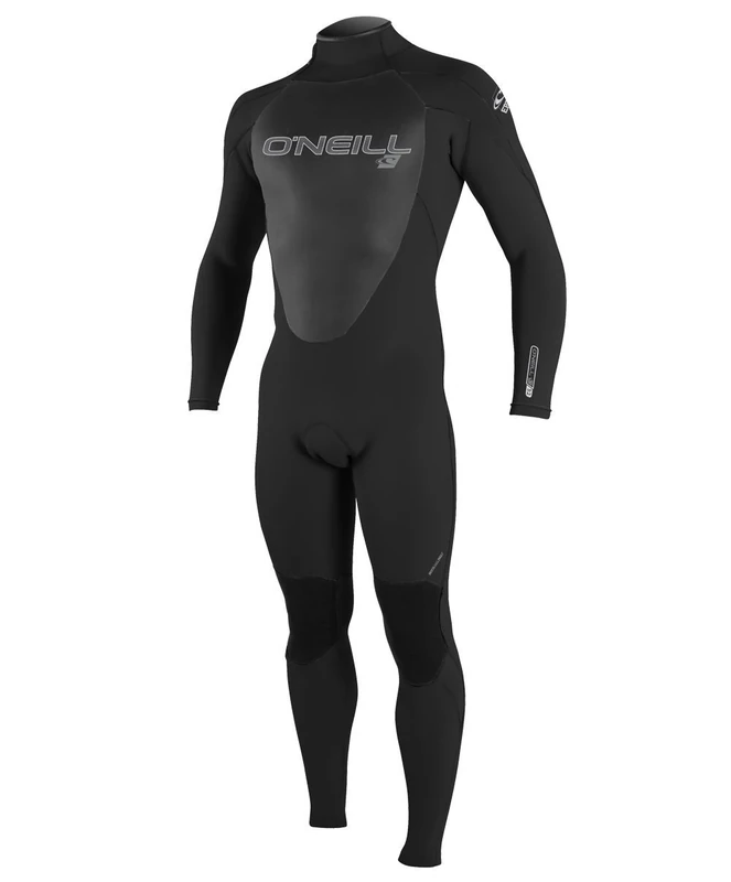 O'Neill Men Epic 3/2mm Back Zip Full Wetsuit - black, MS