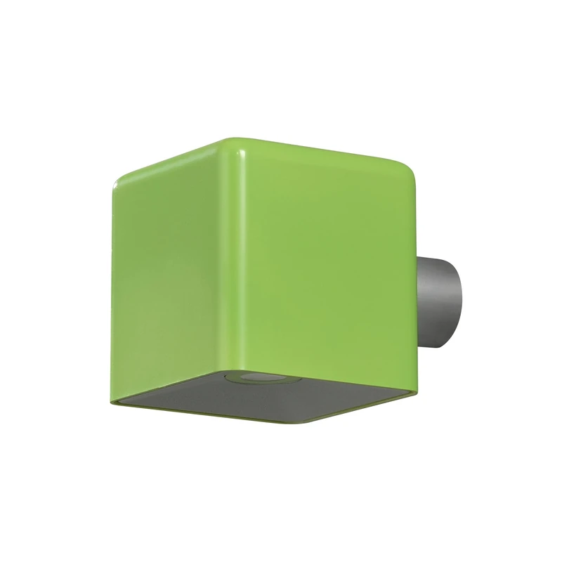Konstsmide Effect Amalfi Coloured Plastic Low Tension Wall Lamp - Green - Image 1