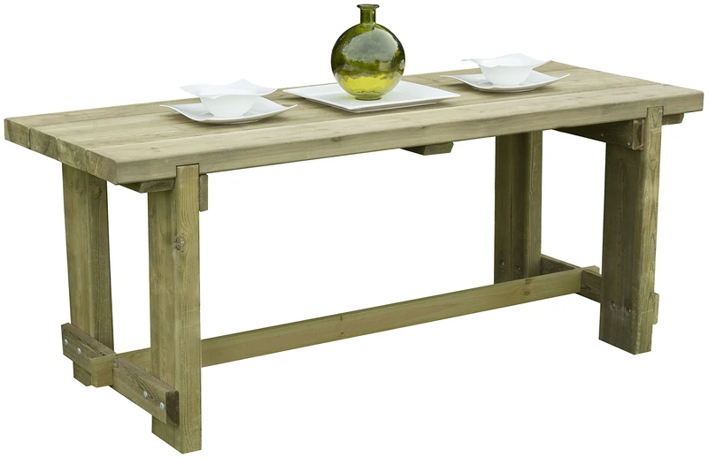 Forest Garden Refectory Table 1.8 m, Pressure Treated