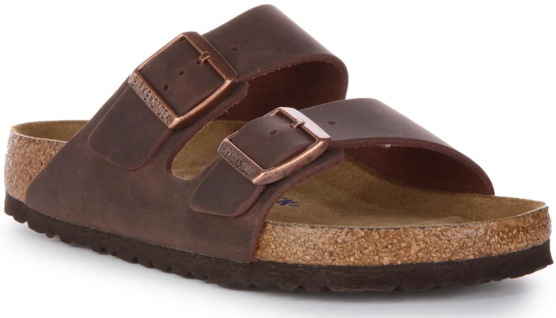 Birkenstock Arizona Sfb, Men’s Open Toe Sandals, Brown (Habana Habana), 9.5 UK (44 EU)