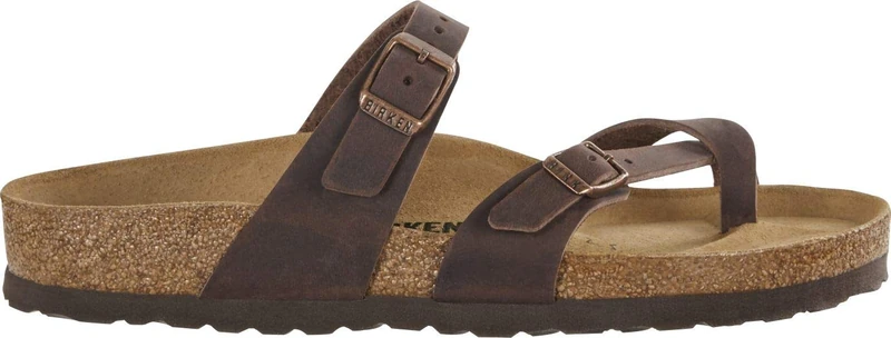 Birkenstock MAYARI Greased leather, Women's Flip Flops, Brown (Habana Habana), 7 UK (40 EU) - Image 1