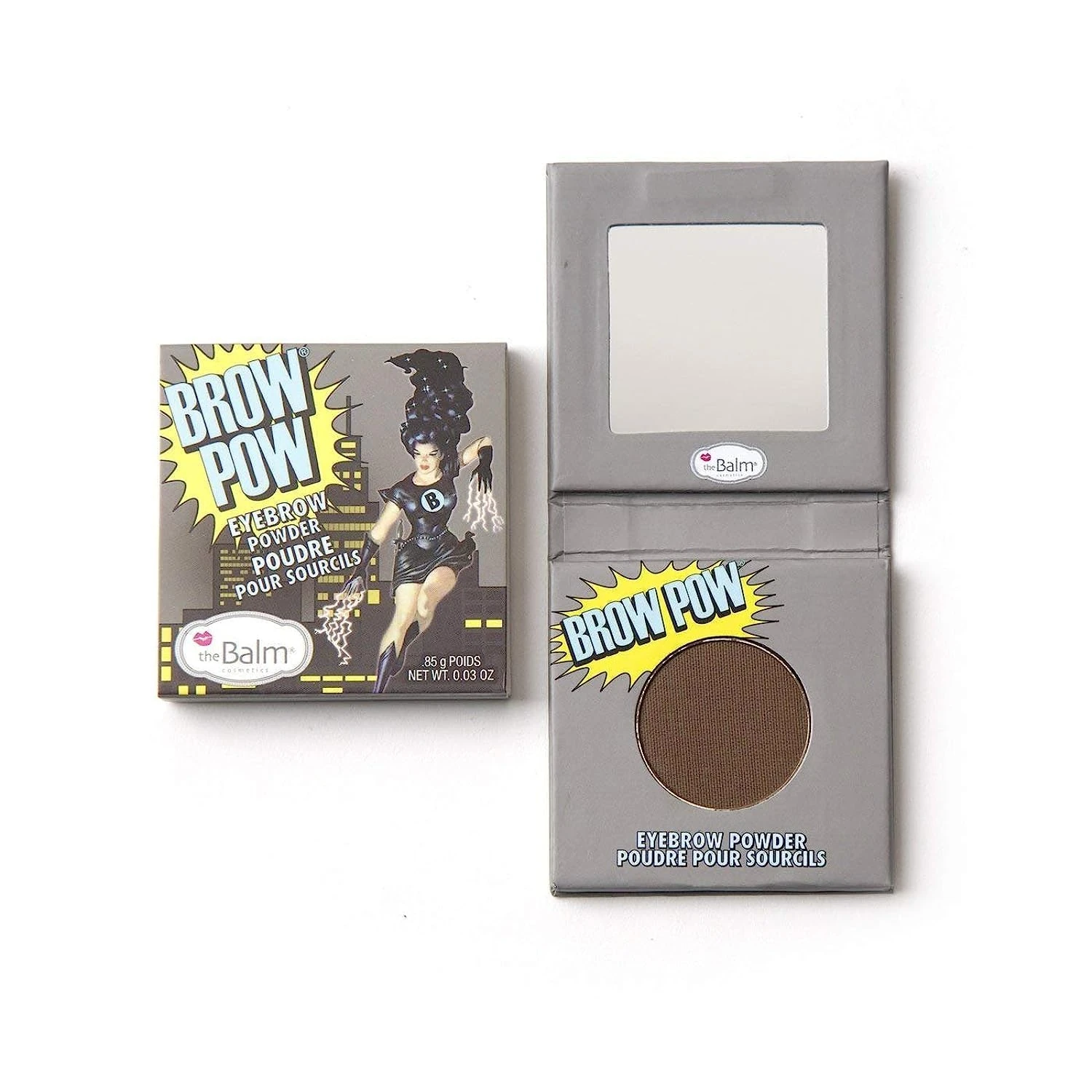 theBalm Brow Pow Eyebrow Powder, Dark Brown 0.85 g