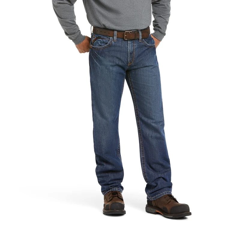 ARIAT Men's M3 Flame Resistant Loose Fit Jean, Flint, 36W x 38L