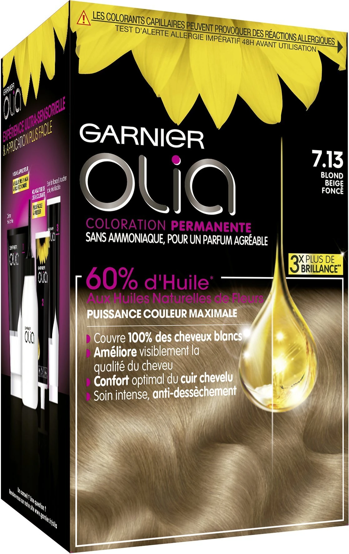 Garnier Olia Permanent Hair Colour Oil painting without Ammonia Blonde