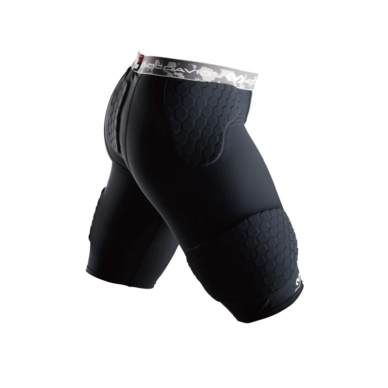 McDavid 7991 HexPad Wrap Around Basketball Short Black - XX-Large