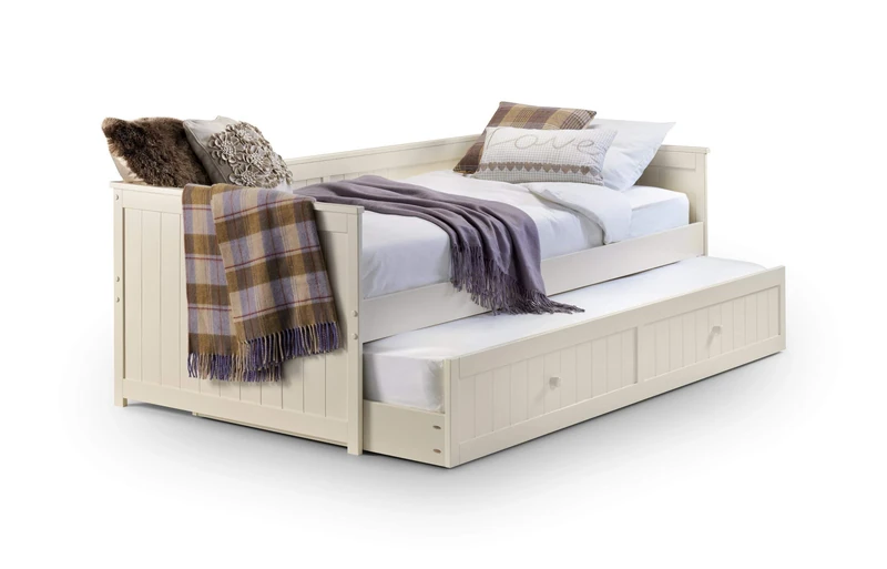 Julian Bowen Jessica Daybed & Underbed, Stone White, Single