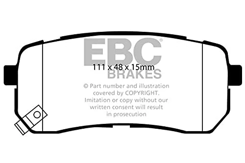 EBC Brakes DP61814 Green stuff Brake Pads 6000er-Serie